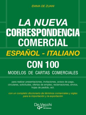cover image of La nueva correspondencia comercial Español--Italiano